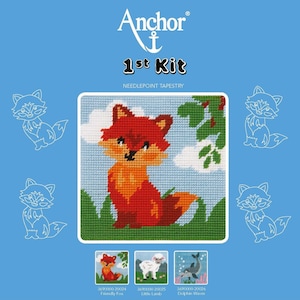 Anchor 1st Kit Needlepoint Tapestry- Friendly fox