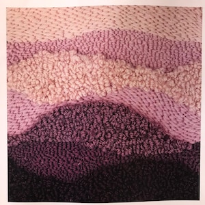 Anchor Essentials Punch Needle Set - Mauve Wave