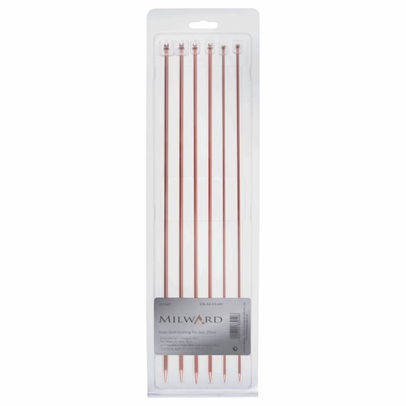 Milward Rose Gold Knit Pin Set Milward Rose Gold Knit Pin Set