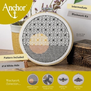 Anchor Blackwork Collection - Blackwork Kit / Circles