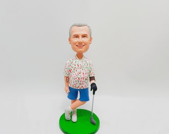 Gifts For Golfers，Golfer bobblehead doll，custom bobblehead，custom golf bobbleheads，Golf Gifts For Him，Custom Boss Gifts For Golf lovers