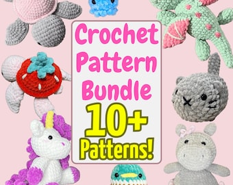Amigurumi Crochet Pattern Bundle: 10+ Stuffed Animal Patterns (PDF Download)