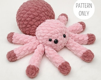 Spinne Häkelanleitung: No Sew Halloween Amigurumi Plüschtier (PDF-Anleitung)