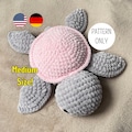 Turtle Crochet Pattern PDF Download Amigurumi Plushie Pattern Big Turtle Pattern Crochet Pattern PDF Baby Shower Gift Pattern Sea Turtle