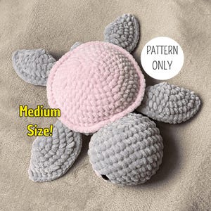 Turtle Crochet Pattern: Amigurumi Plush Toy (PDF Download, Beginner Friendly)