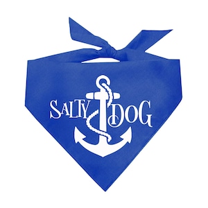 Salty Dog Beach Summer Triangle Dog Bandana