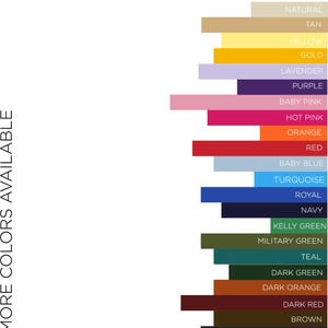 May include: A chart showing 20 different color options for a product. The colors are arranged from lightest to darkest, starting with white and ending with black.