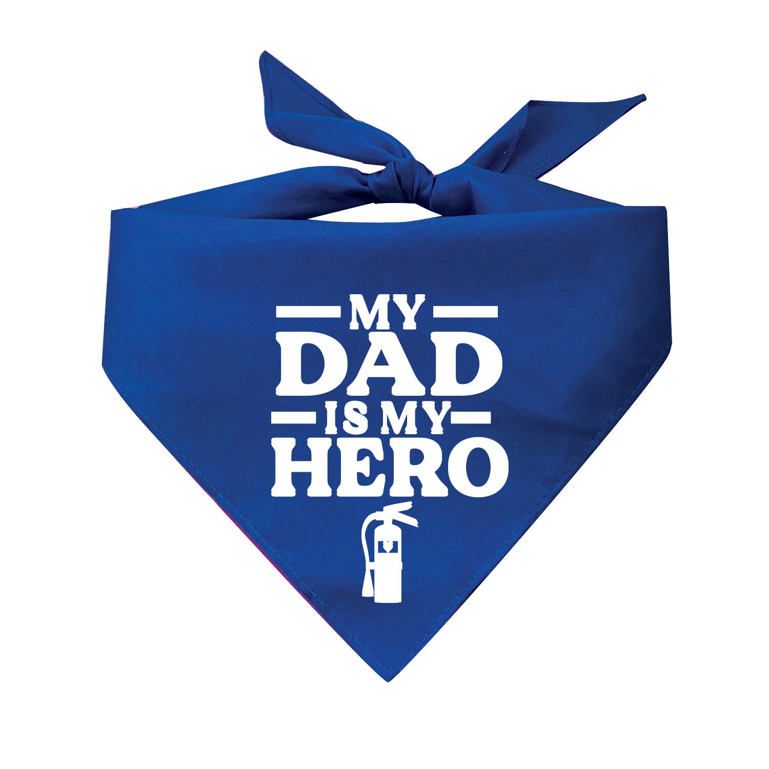 My Dad Is My Here Firefighter Dog Bandana (Green, OS 338