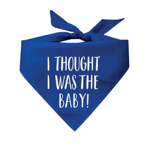 I Thought I Was The Baby! Triangle Dog Bandana