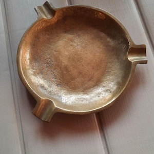 antique ashtray, brass ashtray, vintage ashtray, collector’s item, rare ashtray
