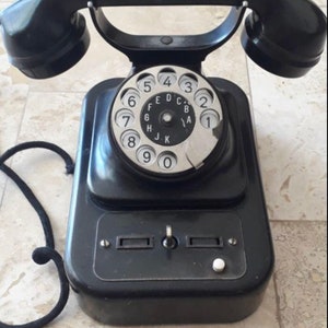 antique  telephone, vintage telephone, collectible old telephone, landline telephone, home dial telephone, handset telephone