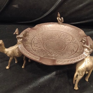 cigarette ashtray, cigar ashtray , antique brass cigarette ashtray, vintage cigarette ashtray, christmas gift, black friday, home decor,
