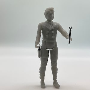 UNPAINTED Commander Cain Action Figure (Battlestar Galactica 1978)