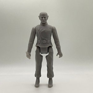 UNPAINTED Mr. Spock Action Figure (Star Trek: The Wrath of Khan, 1982) - vintage Mego style