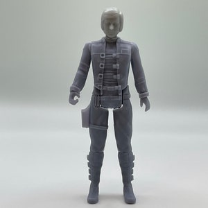 UNPAINTED Lt. Starbuck Action Figure (Battlestar Galactica 1978)