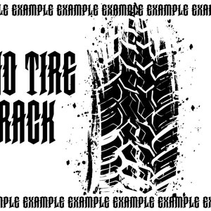 Mud Terrain Truck Tire Tread 4x4 Off-road Digital Download Mt. Tire Burnout Tread Mark
