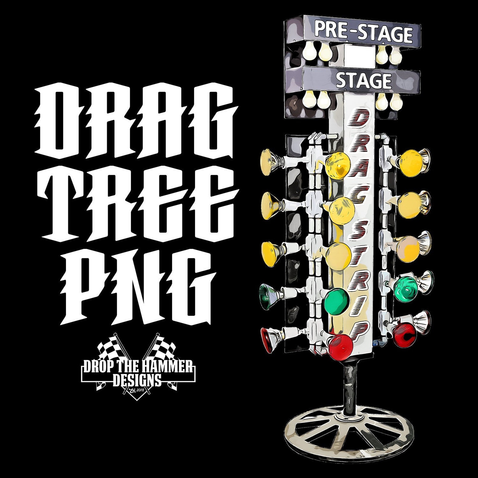 Drag Racing Tree Transparent PNG Etsy