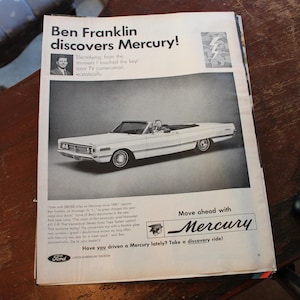 Vintage Ford Mercury Advertisment | 1980 Ford Magazine Ad | Vintage Automotive ad | Vintage Ford Advertising