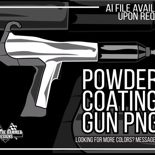Powder Coating Gun PNG Vector SVG PDF Clipart Illustration