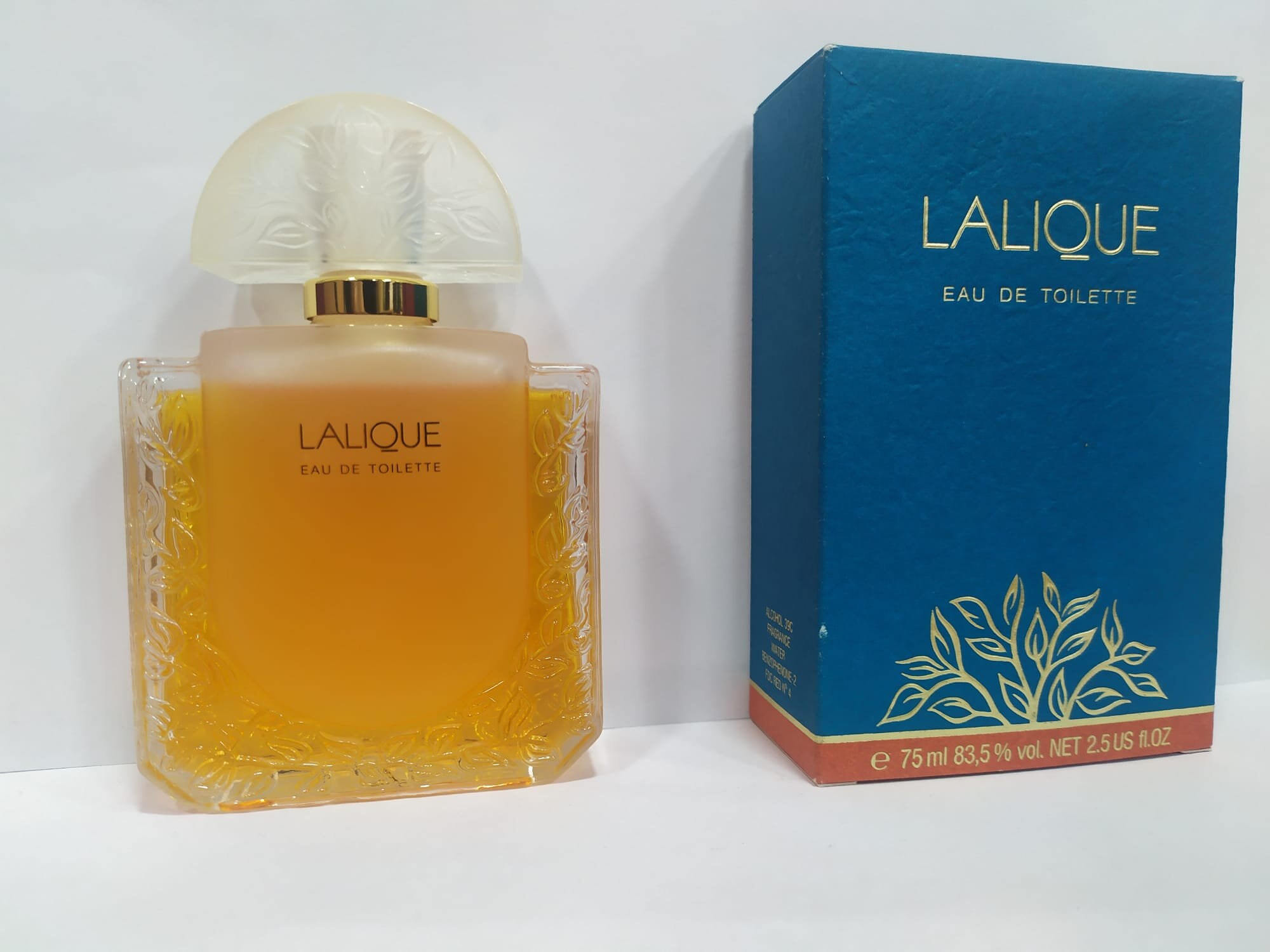 Lalique Lalique women's perfume Eau de Toilette 75 ml Splash (no Spray) Rare Vintage never opened