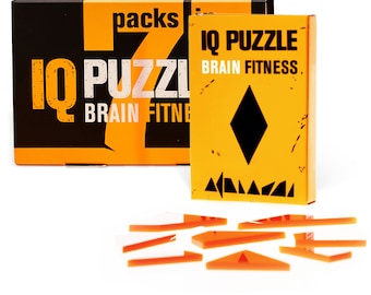 Brain Teaser Puzzles Set - IQ Puzzle Travel Games