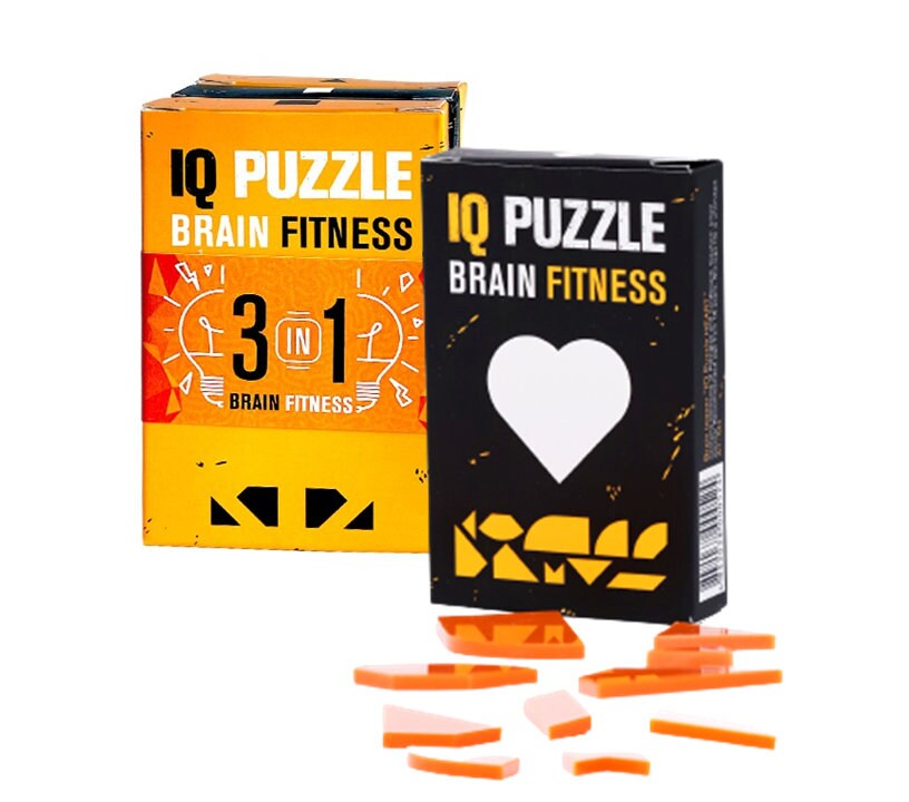 SET OF 3 Geek Toys IQ Puzzle Brain Fitness Games Brain Teaser Puzzles for Adults and Kid Puzzle Mind Puzzles Brain Games!