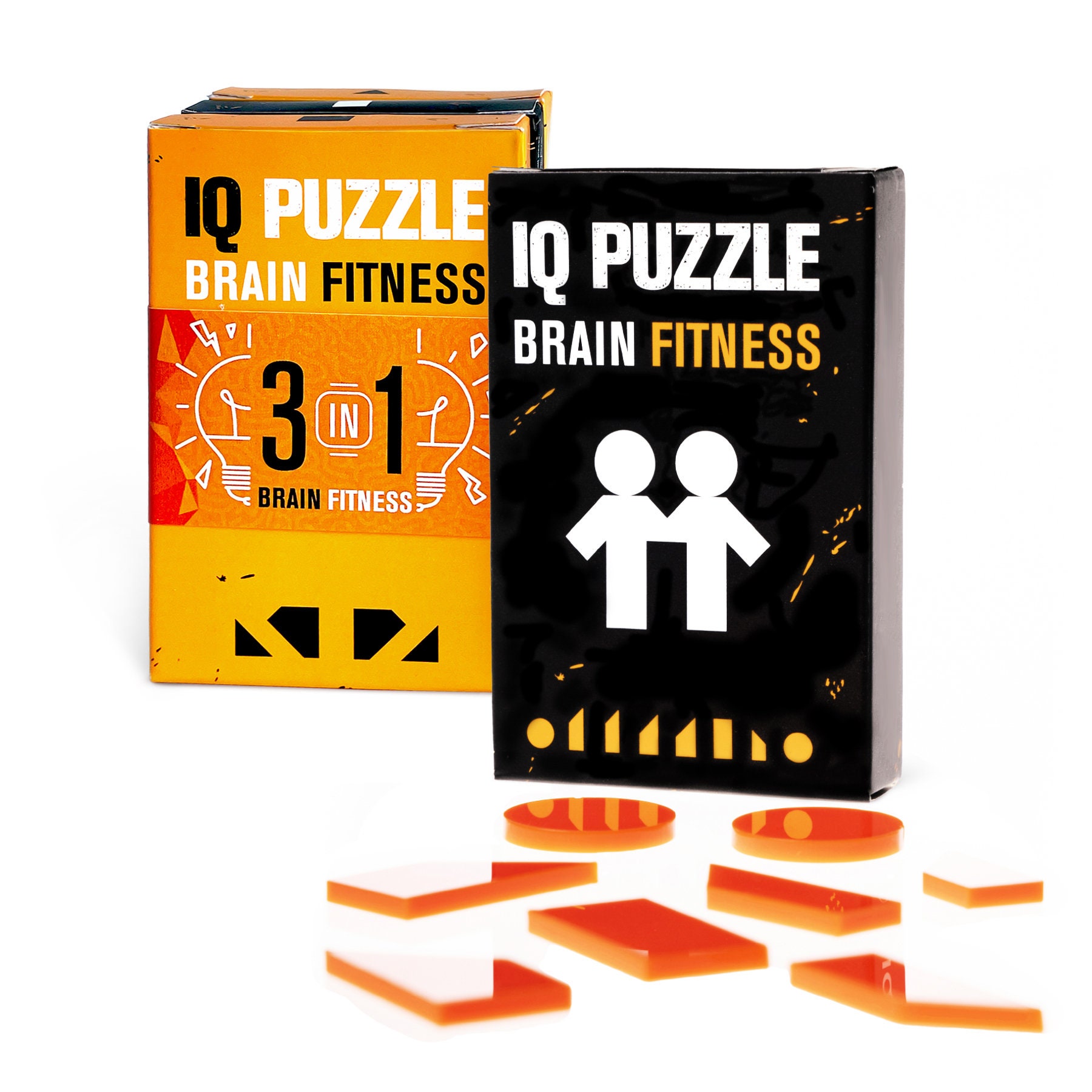 SET OF 3 Geek Toys IQ Puzzle Brain Fitness Games Brain Teaser Puzzles for  Adults and Kid Puzzle Mind Puzzles Brain Games 