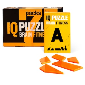 SET OF 7 Geek Toys IQ Puzzle Brain Fitness Games Brain Teaser Puzzles for Adults and Kid Puzzle Mind Puzzles Brain Games