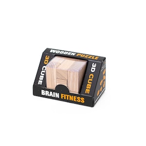 Rompecabezas 3D de madera Soma Cube: desafío para la mente, STEM, rompecabezas difícil. ¡Gran regalo para los entusiastas de los rompecabezas!