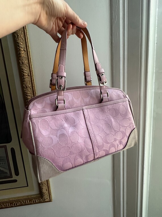 Sac à Main Baby Pink En Cuir Vintage Style Y2K - Fermeture Zip - État Très Bon