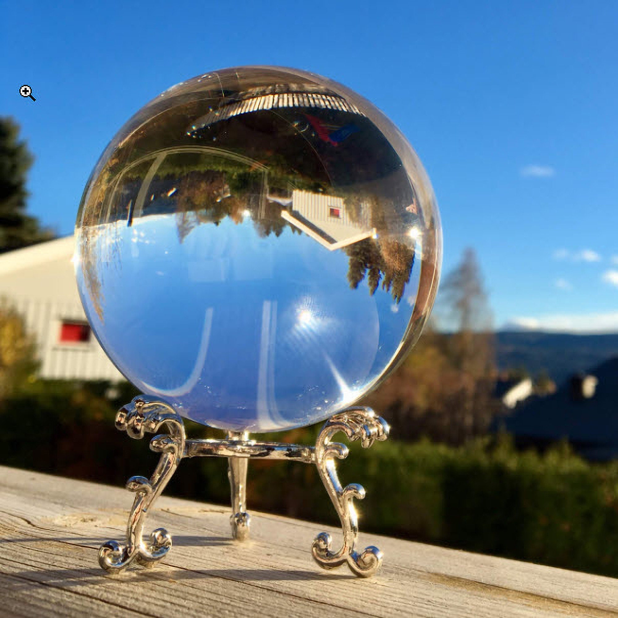 Quartz Crystal Ball Real Crystal Ball 100 MM Crystal Ball Etsy