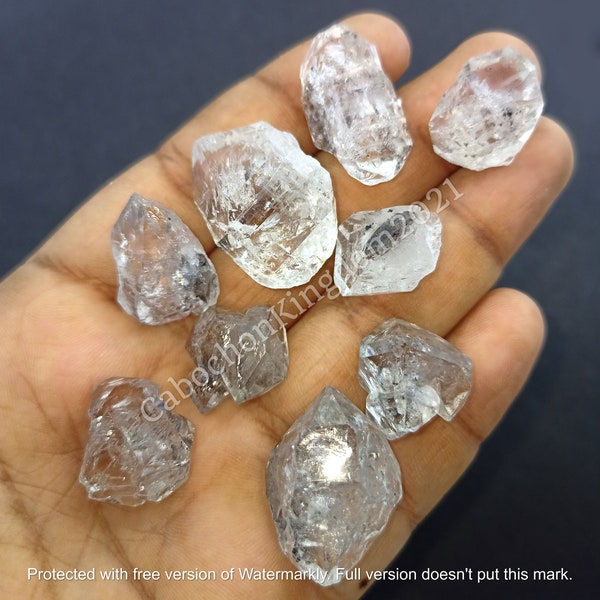 Natural Herkimer Diamond Raw gemstone lot - Herkimer Diamond jewelry - Raw Diamond, herkimer diamond rough, Gemstone -loose gemstone lot