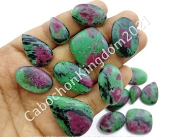 Natural Ruby Zoisite gemstone Cabochon - Ruby Zoisite Jewelry - AAA Ruby Zoisite - Ruby Zoisite - Multi Jewelry Making Stone, Loose Gemstone