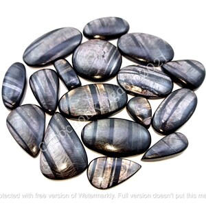 Natural Hypersthene Gemstone Cabochon - Hypersthene Jewelry - Hypersthene Gemstone - cabocon lot, Multi Jewelry Making Stone, Loose Gemstone