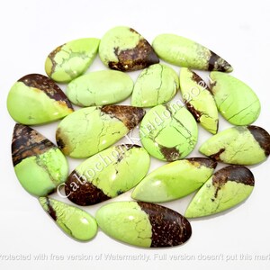 Natural Boulder Lemon Chrysoprase Gemstone Cabochon, Lemon Chrysoprase Cabochon, Bio Chrysoprase, Multi Jewelry Making Stone, Loose Gemstone