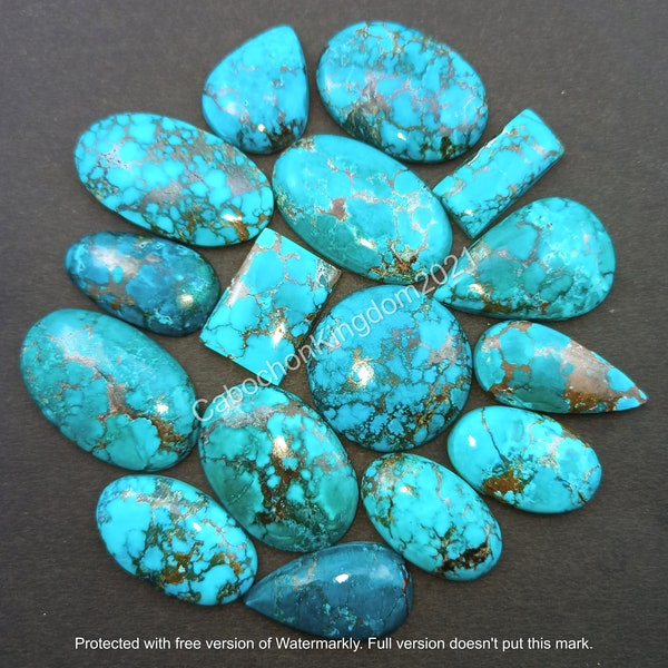 Arizona Turquoise Gemstone Cabochon - Dyed Turquoise - Arizona Turquoise cabochon - Turquoise - Multi Jewelry Making Stone, Loose Gemstone