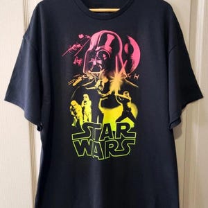 Vintage Star Wars Luke Skywalker vs Darth Vader T Shirt, Luke Skywalker Shirt, Darth Vader Shirt, Disneyworld Shirt, Disney Familie Shirt