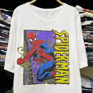 Vintage 90s Spiderman T-Shirt, Spider-Man Shirt, Superhero Shirt, Spiderman Lover Shirt, Retro Family Spider Shirt