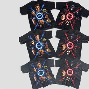 Vintage Phantom Menace Star Wars Shirt Darth Maul shirt Phantom Menace Duel of Fates Qui Gon Jinn Obi Wan Kenobi Padawan Jedi Sith T Shirt