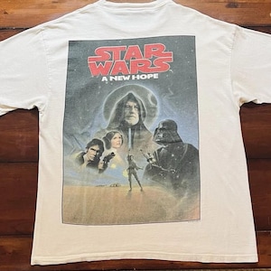 Vintage Star Wars Comfort Colors Shirt, Star Wars Shirt, Star Wars A New Hope Faded Shirt, Starwars Disneyland Shirt, Disney Family Shirt