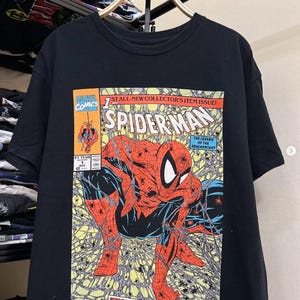 Vintage 90s Spiderman T-Shirt, Spider-Man Shirt, Superhero Shirt, Spiderman Lover Shirt, Retro Family Spider Shirt