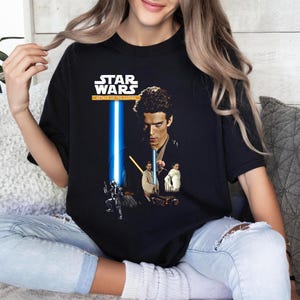 Vintage Attack of The Clones Shirt Behind the Scenes Star Wars Movie Shirt Anakin Skywalker Padme Amidala Disney World Obi Wan Kenobi Gift