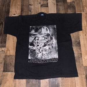 Vintage Star Wars T Shirt, Star Wars Original Trilogy Shirt, A New Hope Shirt Disneyland Shirt Luke Skywalker Darth Vader Leia Tee