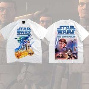 Vintage Attack of The Clones Shirt Behind the Scenes Star Wars Movie Shirt Anakin Skywalker Padme Amidala Disney World Obi Wan Kenobi Gift