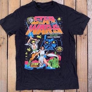 Vintage Star Wars Luke Skywalker vs Darth Vader T Shirt, Luke Skywalker Shirt, Darth Vader Shirt, Disneyworld Shirt, Disney Familie Shirt