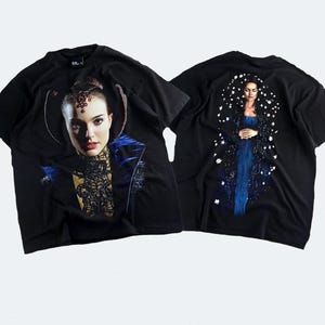 Vintage Queen Amidala Shirt Padmé Amidala Shirt Retro Unisex Star Wars Tee Disney World Star Wars Streetwear tee Phantom Menace Naboo Shirt