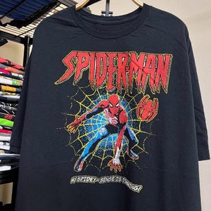 Vintage 90s Spiderman T-Shirt, Spider-Man Shirt, Superhero Shirt, Spiderman Lover Shirt, Retro Family Spider Shirt
