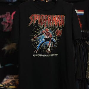 トップス DS SPIDER-MAN WEB PREMIUM OVERSIZED TEE Darc Sport SPIDER-MAN'S WEB 