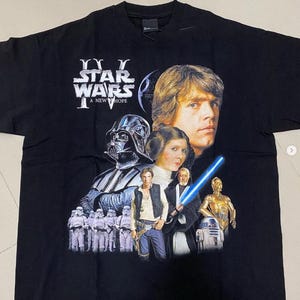 Vintage Star Wars T Shirt, Star Wars Original Trilogy Shirt, A New Hope Shirt Disneyland Shirt Luke Skywalker Darth Vader Leia tee