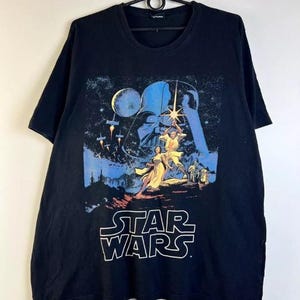Vintage Star Wars Comfort Colors Shirt, Star Wars Shirt, Star Wars A New Hope Faded Shirt, Starwars Disneyland Shirt, Disney Family Shirt